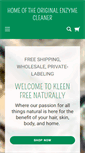 Mobile Screenshot of kleen-free.com